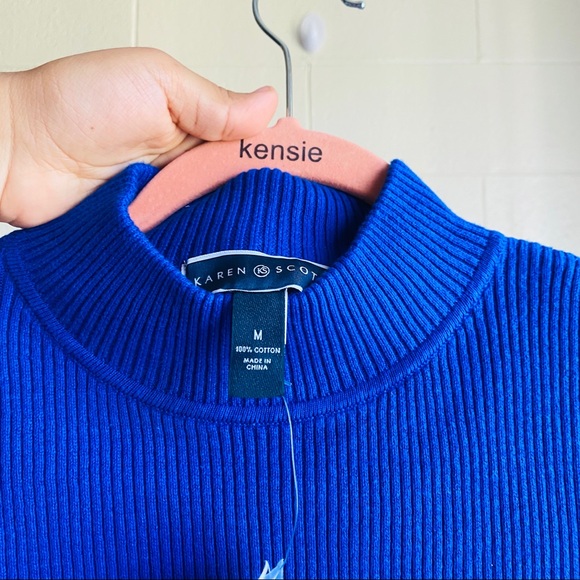 Karen Scott Bundle Ribbed Knit Sweater Tops - Picture 7 of 11